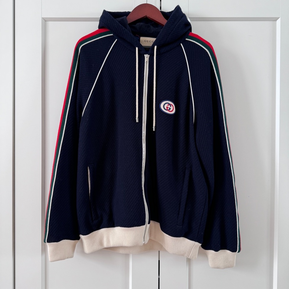 Gucci Striped Wool Hoodie